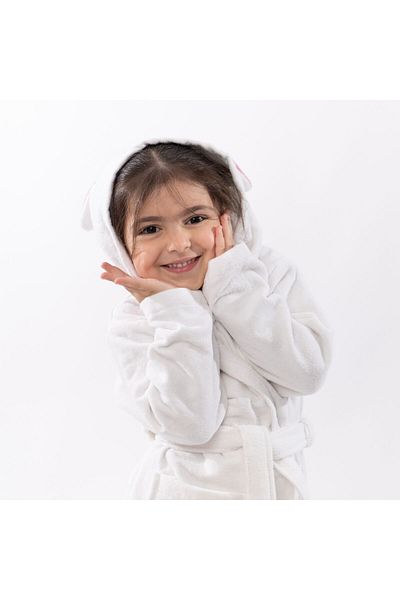 Orange Bed & Bath رداء حمام بغطاء رأس للأطفال من يونيكورن أرجواني - من سن 14 إلى 16 عامًا