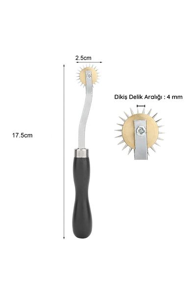 AiryFooT Needle Roulette Leather Trace Opening (Aralik- 4mm)