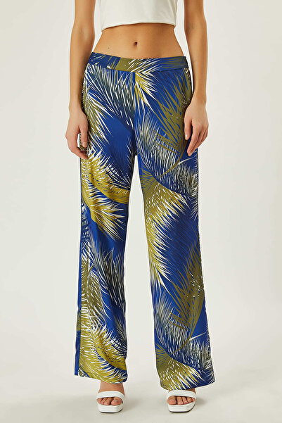 FEVER Tropik desenli pantolon