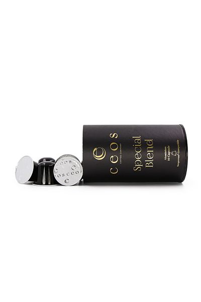 Ceos Coffee Special Blend Coffee (10 Nespresso Compatible Aluminum Capsule Coffee)