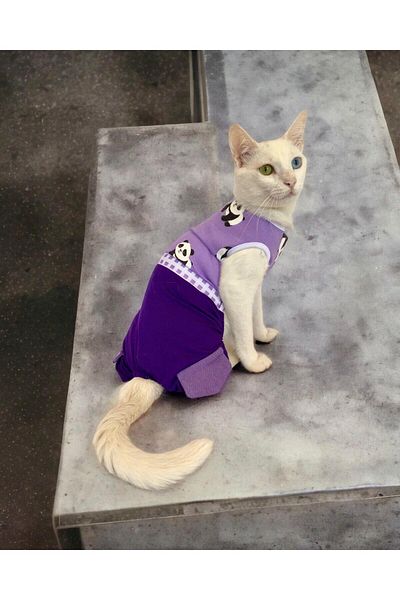 Kemique Chique Panda Cat Jumpsuit Cat Outfit Cat Dress