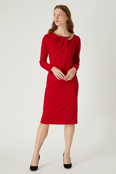 FEVER Dress with chain collar
