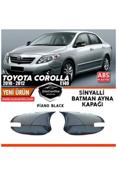 ŞüsCarOto Aksesuar Toyota Corolla E140 FL Sinyalli 2010-2012 Uyumlu Batman Ya...
