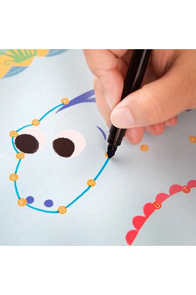 OEM Carticele dot-to-do cu numere sau litere Drool (Model: cu litere)