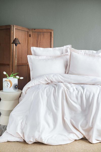 Apricitas HOME Σετ κρεβατιού Ellie White King Size Bamboo