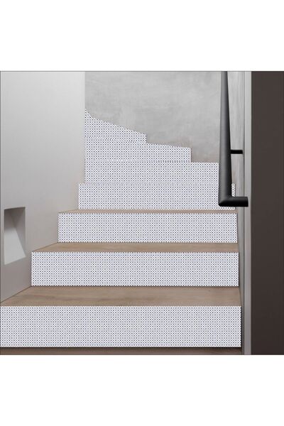 Bigaimaj Merdiven Sticker Kendinden Yapışkanlı Folyo Kaplama 5 Adet (18CM X 120CM)
