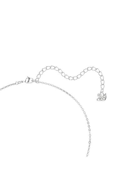 Swarovski Bella V Kolye, Yuvarlak Kesim, Mavi, Rodyum Kaplama