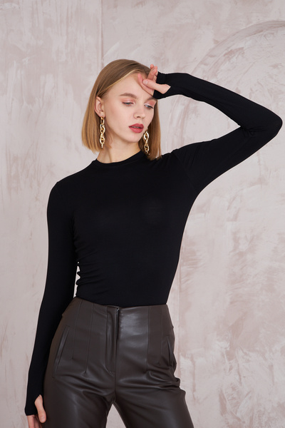 ALLEYTA Bluză de damă cu detaliu cu degetele