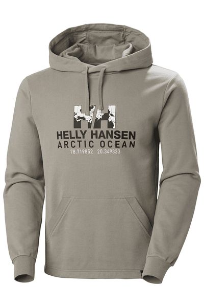 Helly Hansen Суитшърт с качулка и принтиране на Северен ледовит океан
