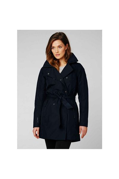 Helly Hansen W Welsey II Trench Insulated Women's Coat Blue