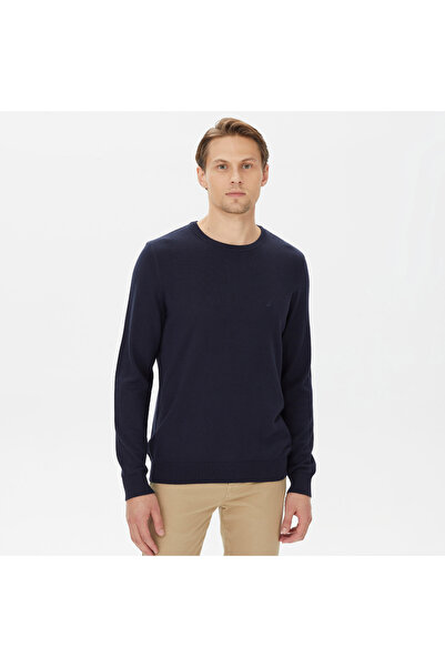 Nautica Erkek Lacivert Standart Fit Kazak