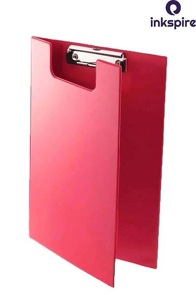 inkspire A4 Pvc Clamshell Secretariat - 1Pc Document Holder, Overhead Clamp File Memo Pad Writing Desk, Office Desk