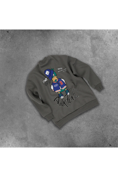 (KADIN-ERKEK) Basic Kapşonlu Oversize Geniş Bol 3 Iplik %100 Pamuk Sweatshirt-kapşonlu-hoodie