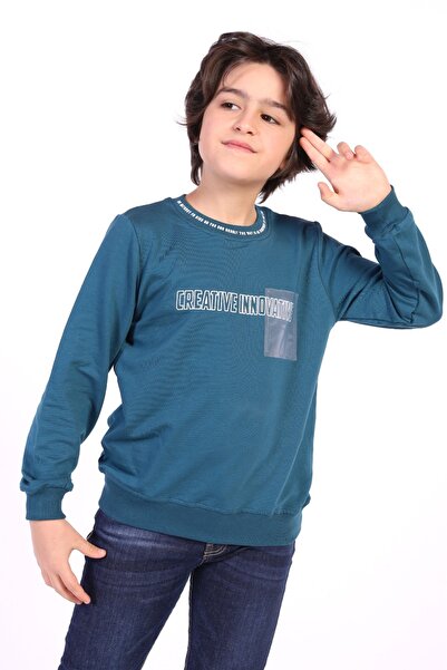 Toontoy Creativ Inovator pentru băieți cu imprimeu Swea tricou