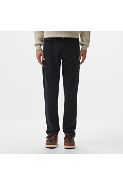 Lacoste Erkek Regular Fit Casual Siyah Jean Pantolon