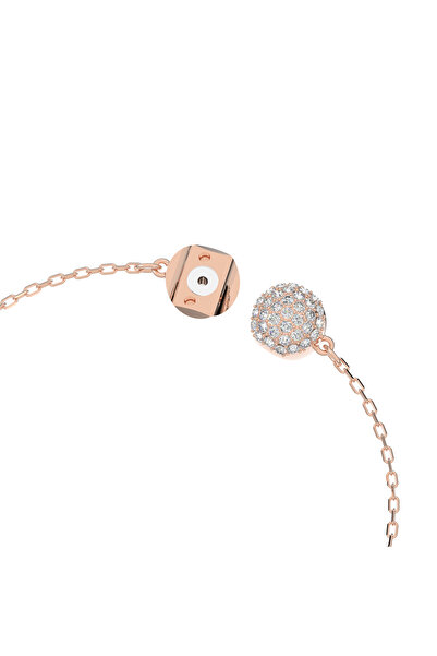 Swarovski Swan Bileklik, Kuğu, Pembe, Pembe altın rengi kaplama