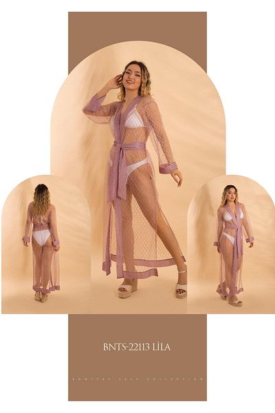 Bonitas Beachwear Lila Bonitas Long Pareo 22113