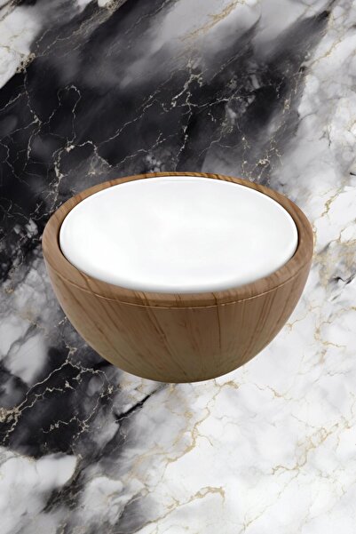 NZB Polimer Düğme Kulp İçbükey Ceviz Beyaz Dolap Mobilya Mutfak Dolabı Çekmece Kulpu Kulbu