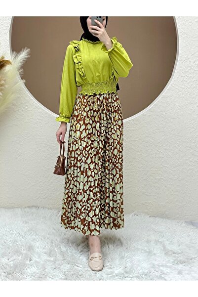 Modamorfo Redős szoknya digitális nyomtatási részletekkel