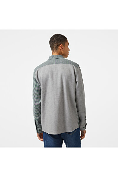 Lacoste Erkek Regular Fit Ekose Koyu Yeşil Gömlek