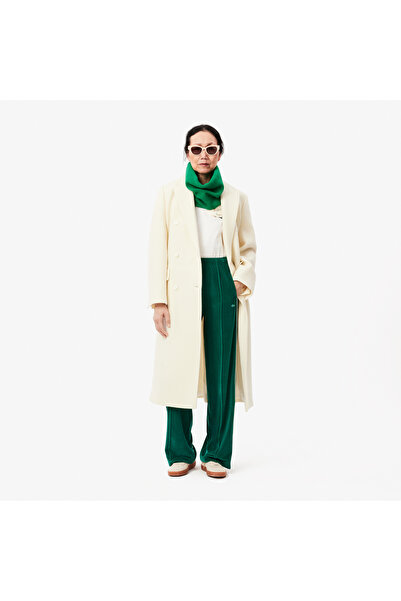 Lacoste Kadın Relaxed Fit Kadife Koyu Yeşil Eşofman Altı