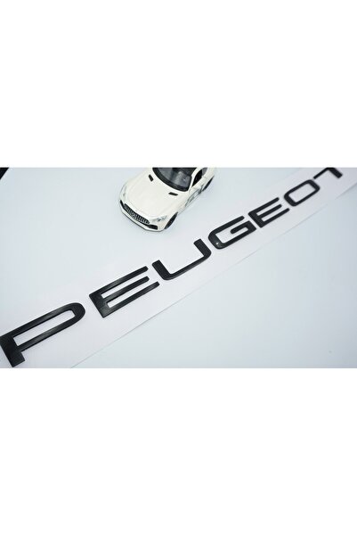 Genel Markalar Peugeot Bagaj Siyah ABS Logo Amblem Rifter İle Uyumlu