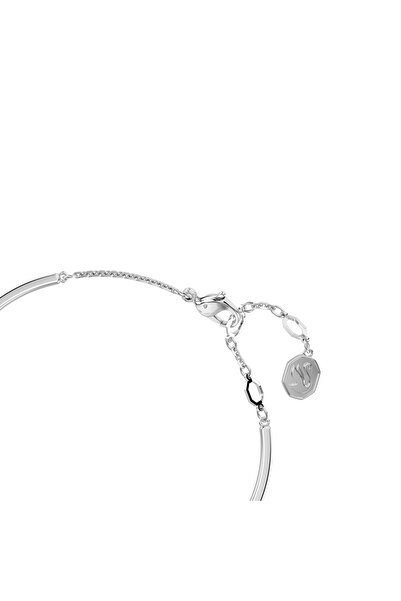 Swarovski Hyperbola Bileklik, Kalp, Mavi, Rodyum Kaplama