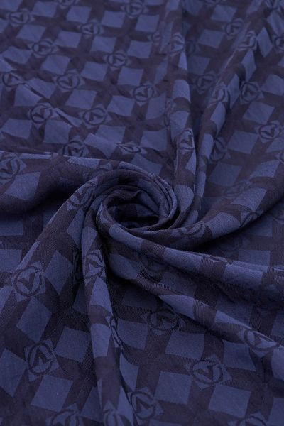 Valentino Orlandi Μωβ μπλε Alia Jacquard Shawl-3
