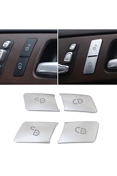 kaytaz MERCEDES KİLİT KROM KAPLAMA 4 PARÇA W204 W212 W117 W176 W207 UYUMLU