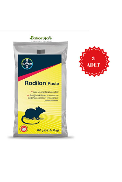 Bayer Rodilon Pasta Fare Zehiri 100gr 3 Adet