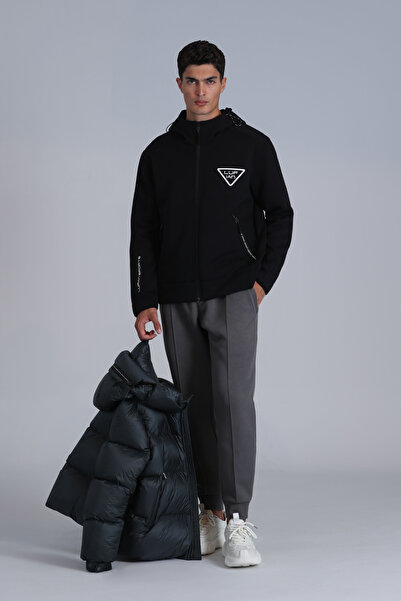 Lufian Μαύρο μπλουζάκι Deep Sweatshirt