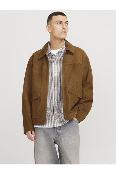 Jack & Jones Jacke Aus Wildleder Jacke Aus Wildleder