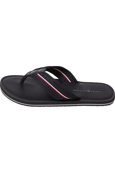 Tommy Hilfiger Stripe Webbing Strap Flip-Flops