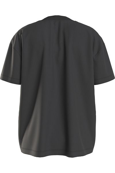Calvin Klein Logo Badge Short Sleeves Boyfriend Fit T-Shirt