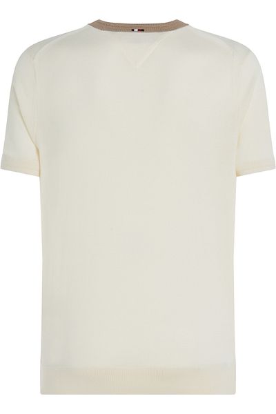 Tommy Hilfiger Contrast Crew Neck Knit T-Shirt