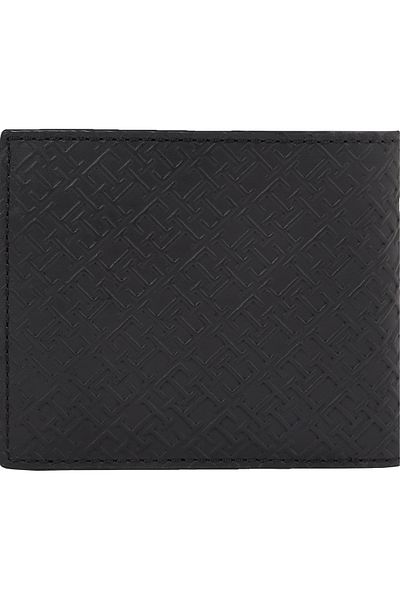 Tommy Hilfiger TH Monogram Leather Credit Card And Coin Wallet