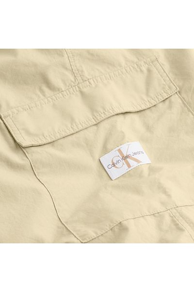 Calvin Klein Logo Badge Elastic Waist Cargo Pants