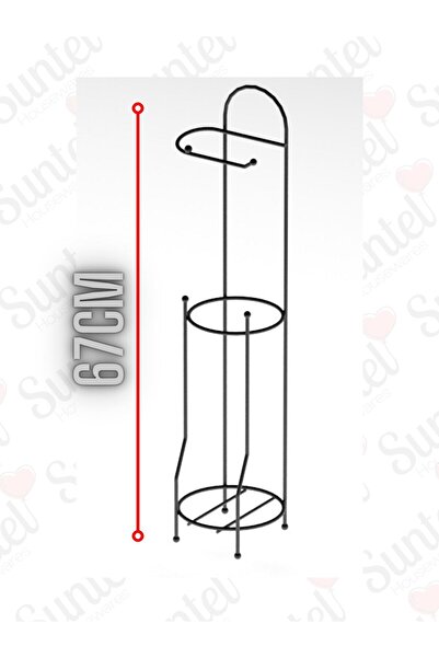 SUNTEL BANYO VE MUTFAK AKSESUARLARI Ανταλλακτική βάση χαρτιού υγείας - Μοντέρνα οργάνωση μπάνιου