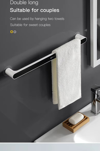 bluvex Kendinden Yapışkanlı Havlu Askısı Havlu Organizeri Terlik Askısı  Bany...