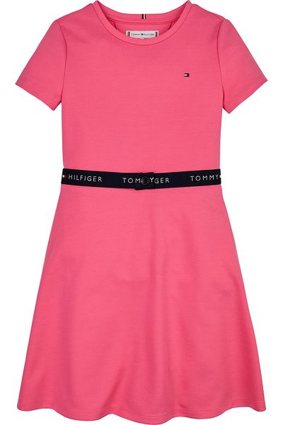 Tommy Hilfiger Essential Belted Waist Skater Dress