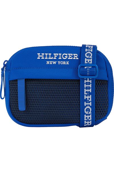 Tommy Hilfiger حقيبة كروس بودي بسحاب من مونوتايب