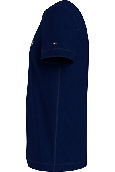 Tommy Hilfiger Logo Embroidered Crew Neck T-Shirt