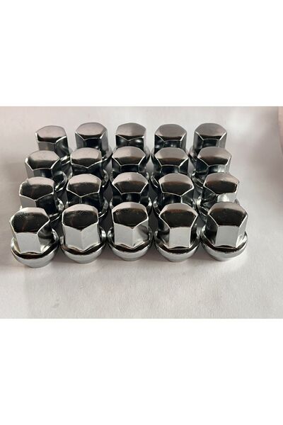 OEM Ford Uyumlu Bijon Somun 16'lı Set  Krom