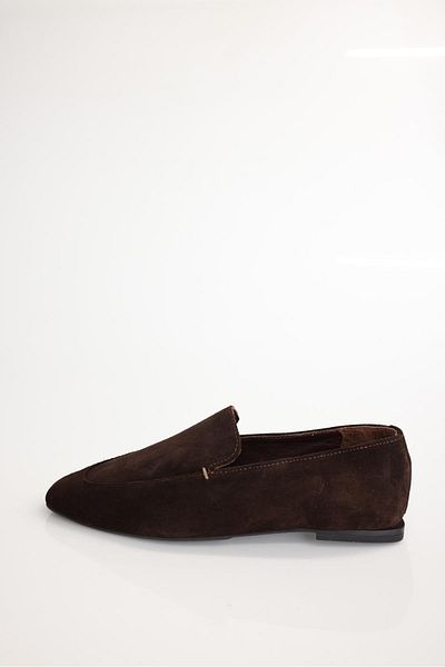 5in1Canpolat 39907 Model Bitter Brown Suede Loafers