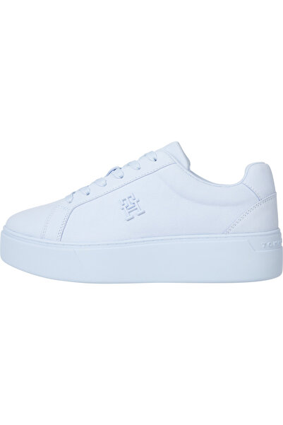 Tommy Hilfiger Sportovní obuv Nubuk Leather Platform Court