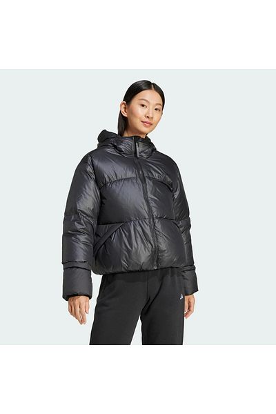 adidas معطف نسائي أسود من Big Baffle J