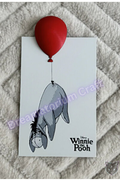 Dreamatorium Craft Winnie The Pooh’un Melankolik Dostu Eşek Iyor 3 Boyutlu Dekoratif Tablo 22 Cm