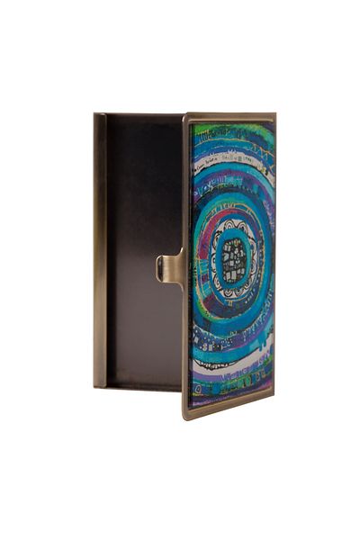 Biggdesign Evil Eye Metal Cover Card Holder