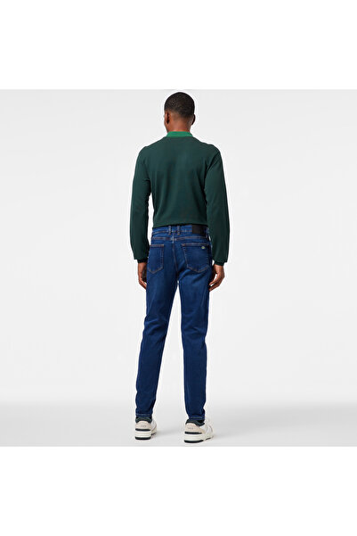 Lacoste Erkek Regular Fit Denim Mavi Pantolon