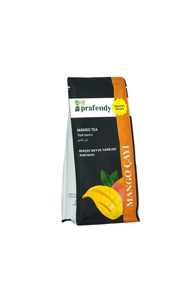 prafendy Mango Tea - Real Fruit Grain, 250 G, 24 Pieces
